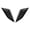 Black, variant on Billet Black Mirror Block Off Plates for Ducati Panigale V4 /S/R V2 2018-2024