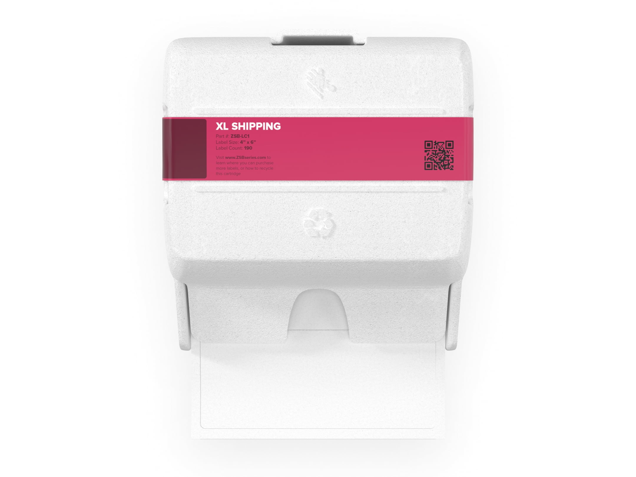 ZSB Series from Zebra - ZSB-LC1 XL Shipping Label, Recyclable Label Cartridge
