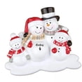thumbnail image 1 of 2 Adornos Familiares 2023, Adornos Navideños De Muñeco De Nieve Para Fiesta En Casa, Cuatro Muñecos De Nieve, 1 of 8