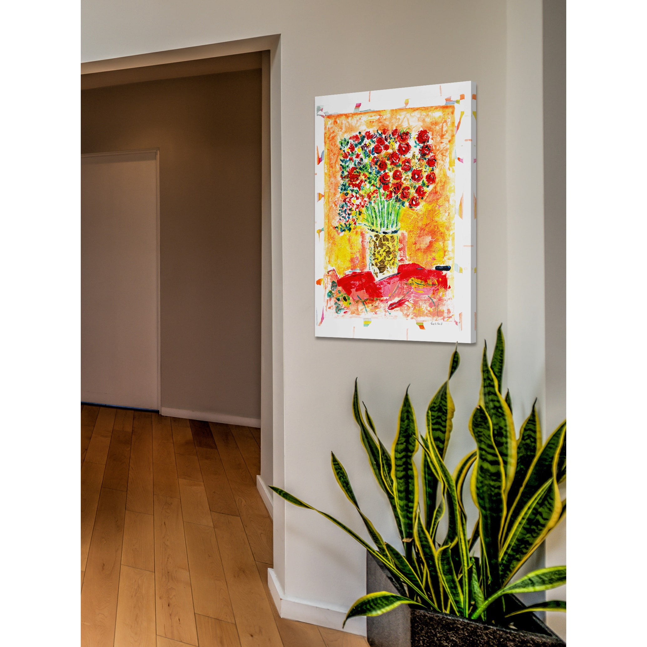 Marmont Hill "Spring Bouquet" by Wayne Ensrud Painting Print on Canvas