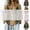(New18)Army Green, variant on ThriftyPlait Women Bohemian Shirts Floral Patchwork Lightweight Blouse Vintage Ruffled Deep V Neck Long Sleeve Tops Flare Cuff Loose Casual Tunic Shirts