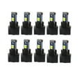 thumbnail image 2 of Almencla 10 Pcs DC12V T5 3030 Voiture 3-LED Blanc Lampe d'Instrument avec Prises Torsadées, 2 of 8