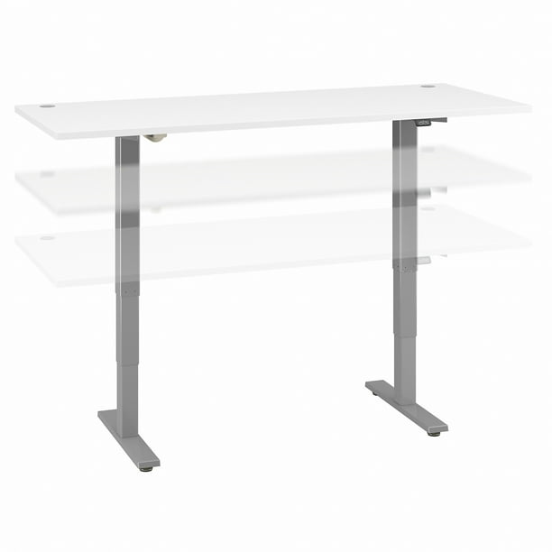 Bush Furniture Cabot 72w X 30d Electric, How To Build Electric Height Adjustable Desk