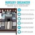 L.A. Baby Diaper Caddy and Nursery Organizer for Baby's Essentials
