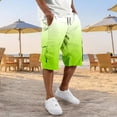 thumbnail image 2 of CONZONE Mens Cargo Shorts Gradient Color Straight Leg Cargo Shorts for Men Lightweight Relaxed Fit Outdoor Workout Shorts With Pockets, 2 of 5