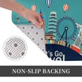 thumbnail image 6 of Logiee Let's go Travel Print Welcome Mats for Entryway,Door Mat for Front Door,Entry Mat,Doormat for Garden, Garage, Patio, Home, Porch Decor, 6 of 7