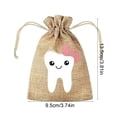 thumbnail image 3 of Birdeem Tooth Fairy Pouch for Keepsake,Tooth Storage Bag with Drawstring,Small Fabric Organizer for Lost Milk Teeth and Special Treasures, 3 of 9
