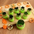 thumbnail image 3 of 6/8/10pcs Star Heart Shape Vegetables Cutter Fruit Pastry Mini Pie Cutter Kids Food Cookie Mold Baking Tools Kitchen Gadgets, 3 of 10