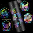 thumbnail image 5 of Butterfly Holographic Stickers Decorative Waterproof Adhesive Decals 100 Pack, 5 of 8