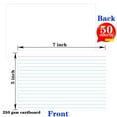 thumbnail image 6 of Pinovk 5x7 Inch Ruled Index Cards, Gift Set, 50 Cards, 6 of 7