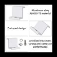 thumbnail image 3 of Kit de Abrazadera de Extremo de Soporte de MóDulo Solar de 4 Piezas, Soportes de Abrazadera de Borde de Panel Solar, Panel Solar Ajustable de Abrazadera de Extremo Solar, 30 Mm, 3 of 5