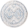 thumbnail image 2 of Rugs.com Charlotte Collection Rug – 8 Ft Round Gray Low-Pile Rug Perfect For Kitchens, Dining Rooms, 2 of 9