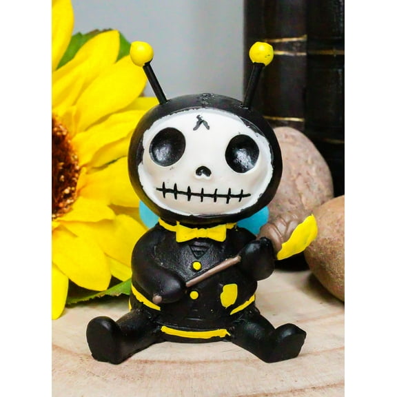 Furry Bones Buzz The Busy Bumblebee Honey Bee Skeleton With Bowtie Figurine