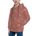 thumbnail image 2 of Kdxio Leopard Print Pattern Boys Athletic Unisex Boys Girls Hoodie with Pocket Sweatshirts-X-Large, 2 of 6