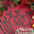 thumbnail image 4 of Corbatas navideñas Zhengmy de 20 pulgadas, 16 unidades, color verde, 4 of 6