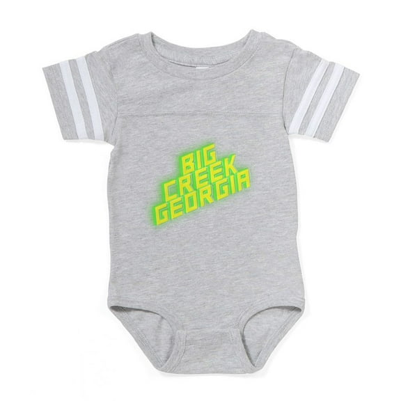 CafePress - Big Creek Georgia - Cute Infant Baby Football Bodysuit
