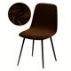 thumbnail image 3 of DEKAXID - Funda de terciopelo de lujo para silla con respaldo corto y arco, con cierre de banda elástica, resistente a las manchas y fácil de limpiar, ideal para comedor, oficina y hogar., 3 of 7