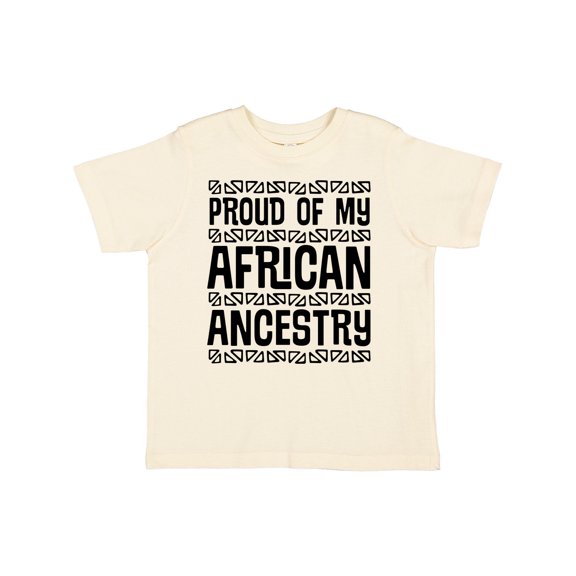 Inktastic Black History Proud African Ancestry Boys or Girls Toddler T-Shirt