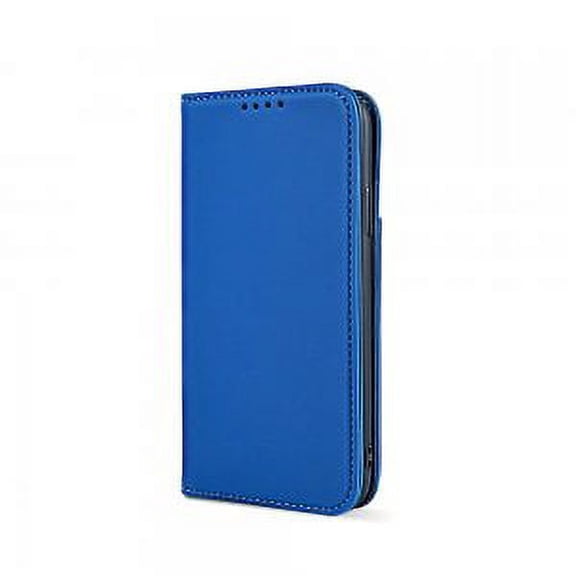 For iPhone 12 Mini 5.4 Blue Luxury PU Leather Wallet Case Flip Card Phone Cover