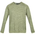 thumbnail image 1 of Regatta - Camiseta Jaspeada Burlow Manga Larga Hombres (Kiwi Llamativo), 1 of 4