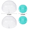 thumbnail image 2 of 2-Piece Hamster Exercise Ball - 5.7 Inch Transparent Plastic Running Ball for Dwarf Hamsters to Reduce Boredom and Increase Activity, 2 of 3