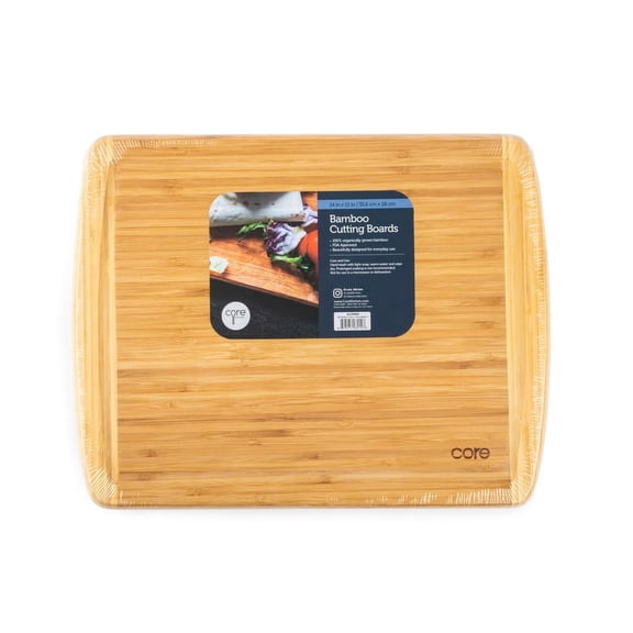 Core Kitchen 6012633 11 x 14 in. Beige Bamboo Cutting Board
