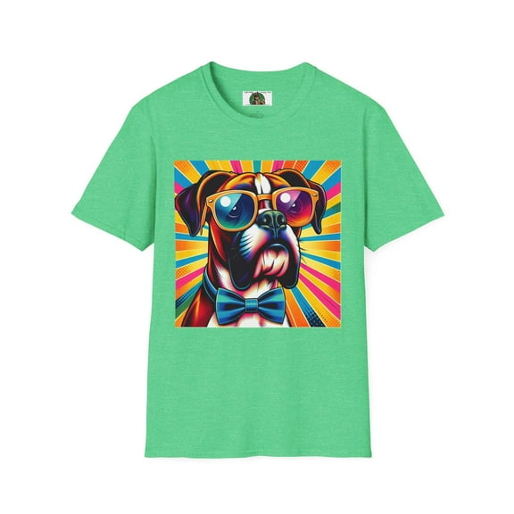 Pop Art Boxer1 Unisex Softstyle T-Shirt