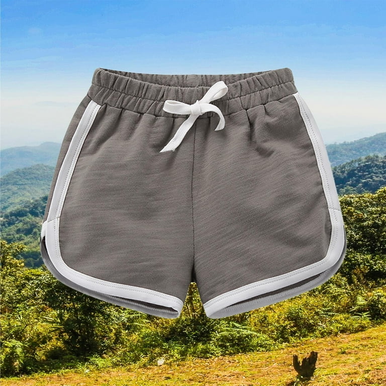 Atogsazn Kids Boys Jogger Athletic Shorts Children Cotton