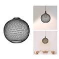 thumbnail image 6 of 2x Hollow Out Pendant Lamp Shade Vintage Style Chandelier Ceiling Light Shade Hanging Light Cover Lampshade Hotel Teahouse Kitchen Decor Black, 6 of 7