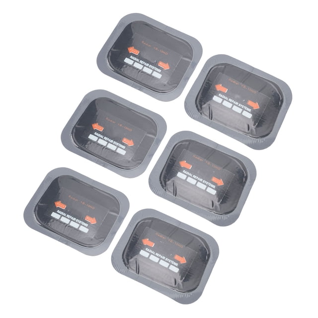 Neumático 40 Parches De Reparación De Neumáticos Radiales De 65 X 80 Mm, Kit Universal De Parches De Neumáticos De Goma Para Coches, Motocicletas Y Camiones