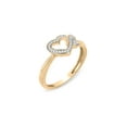 thumbnail image 4 of Imperial 1/10Ct TDW Diamond Twin Heart Ring in 10K Yellow Gold (H-I, I2), 4 of 8