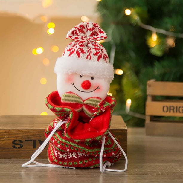 Adornos navideños, adornos navideños, regalos navideños, adornos navideños, regalos para niños, bolsas de regalo, bolsas de mano, paquetes de bolsillo, uso doméstico.