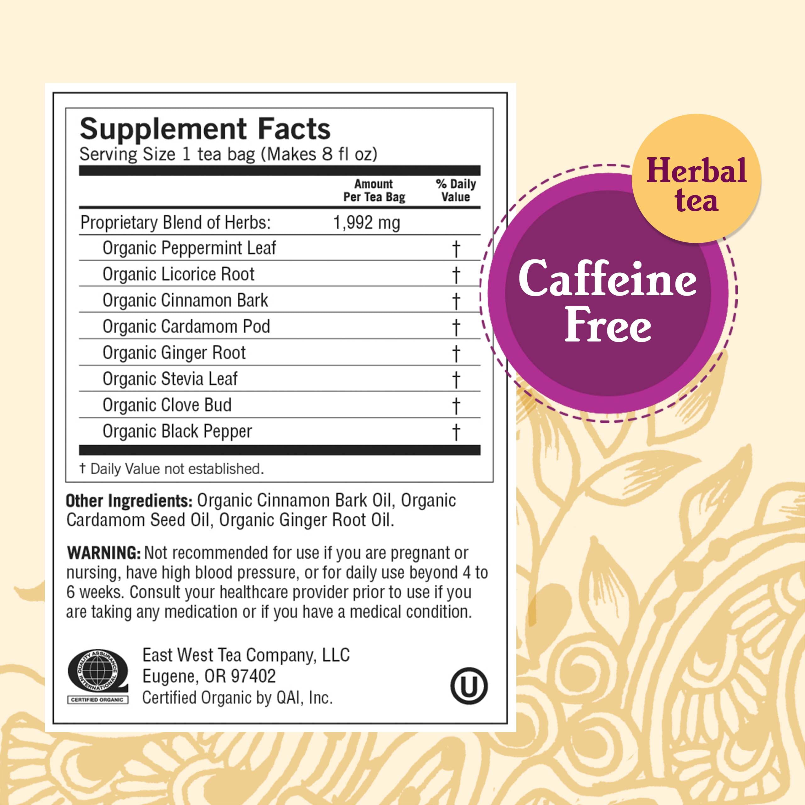 Yogi Tea Egyptian Licorice Mint, Organic Herbal Tea, Nepal Ubuy