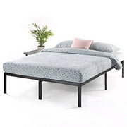 Best Price -Mattress 14 Inch Metal Platform Bed, Heavy Duty Steel Slats, No Box Spring Needed, Easy Assembly, Black, California King