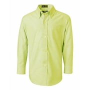 French Toast School Uniform Boys Button Down Long Sleeve Oxford Dress Shirt, 34123 Yellow / 16