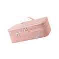 thumbnail image 4 of Bolsa de almacenamiento para secador de pelo, estuche de viaje para secador de pelo, multiusos, de poliéster, para guardar herramientas de peinado rosa, 4 of 8
