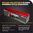 thumbnail image 6 of Kenworth T880 Day Cab Tandem Truck w/Pusher-Axle & Petroleum Tanker Trailer Red & Chrome 1/50 Diecast Model by Diecast Masters, 6 of 8