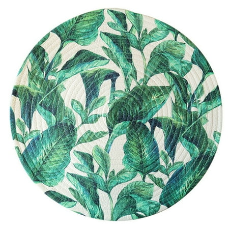 

Cotton Thread Weave Mat for Hot Pots and Pans Kitchen Trivets for Hot Dishes Hot Pot Holders 15in