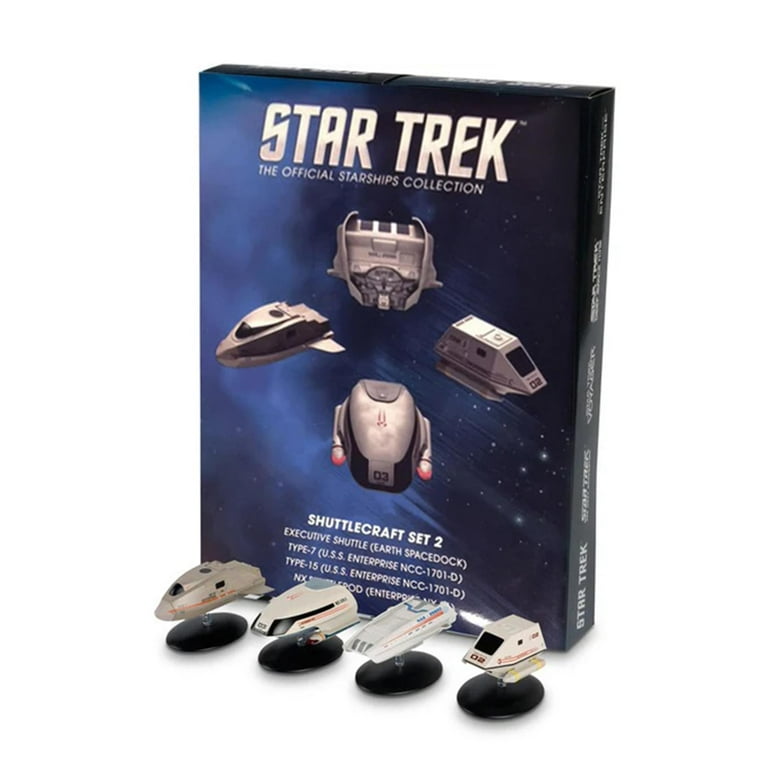 Eaglemoss Star Trek Shuttlecraft Replica Set 2 Executive, NX, Type