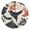 Black, variant on Round Clock Gold Clock 9.84*9.84 Inch Round Art Clock Decorative Clock Creative Clock Dual-Purpose Clock Wall Clock Clock Fashion Decoration Black Wolf Head