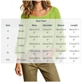 thumbnail image 3 of XuJwPNcy Long Sleeve Shirts for Women Breathable Comfy Scoop Neck Tops Summer Casual Vacation Clothes Loose Beach Cover Ups, 3 of 5