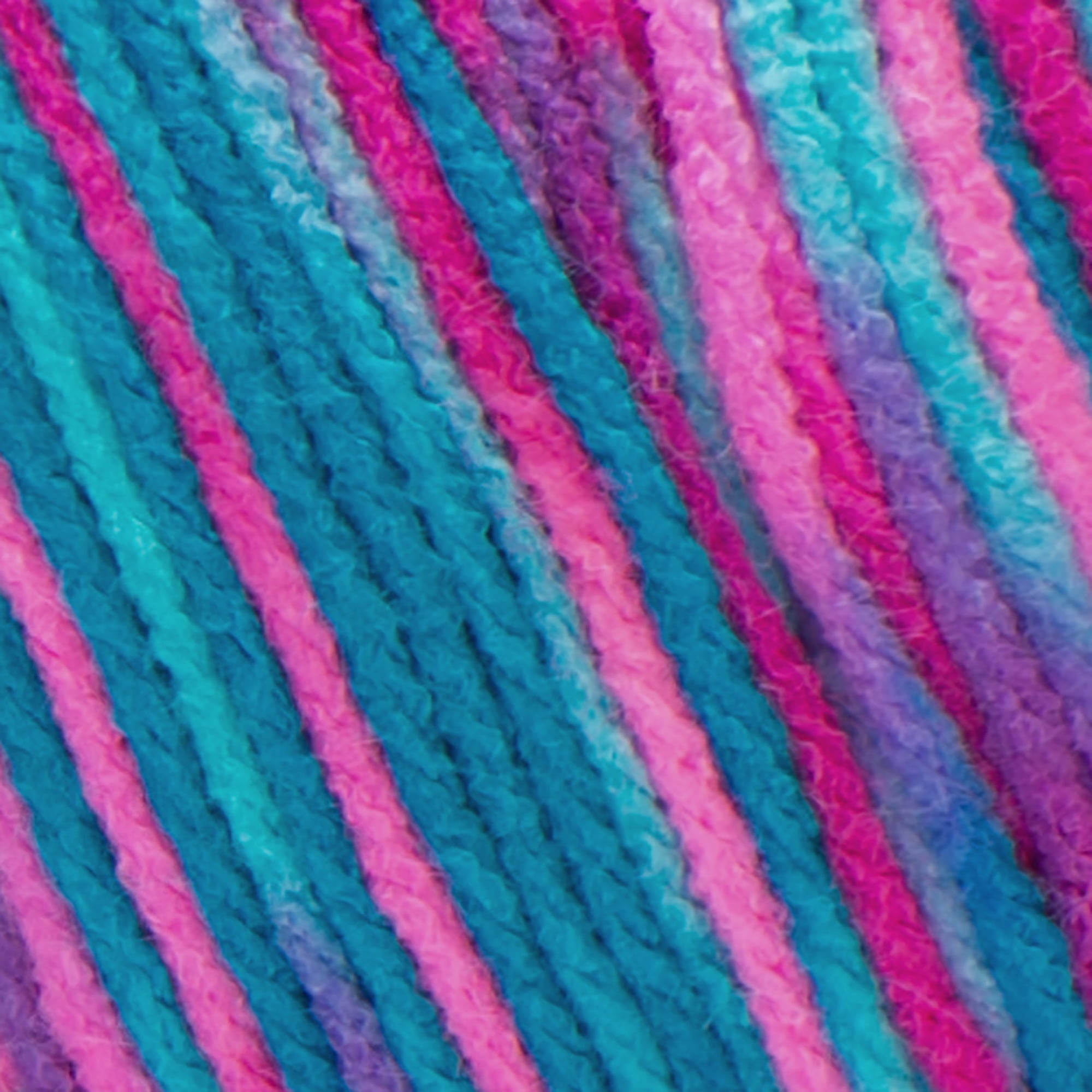 Red Heart® Super Saver® #4 Worsted Acrylic Yarn, Bonbon print 5oz/142g 236yd (3Pk)