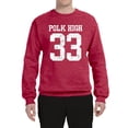 thumbnail image 2 of Wild Bobby, Polk High Bundy 33 Married with Children Fan, Pop Culture, Unisex Crewneck Graphic Sweatshirt, Vintage Heather Red, Large, 2 of 4