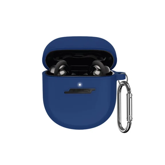 Blue Silicone Protective Storage Case Skin For Bose Quietcomfort Earbuds Ii G
