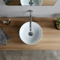 thumbnail image 2 of Nameeks Scarabeo 1808-No Hole Scarabeo Glam 13" Circular Ceramic Vessel Bathroom Sink -, 2 of 3