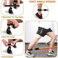 thumbnail image 4 of Resistance Bands Set, (11Pcs) Home Gym Exercise Bands 5 Resistance Loop Bands With Door Anchor,2 Handles,2 Legs Ankle Straps & Carrying Case For Resistance Training, Fitness, Workouts, 4 of 9