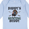thumbnail image 4 of Inktastic Turkey Hunter Daddys Hunting Buddy Boys Long Sleeve Baby Bodysuit, 4 of 5