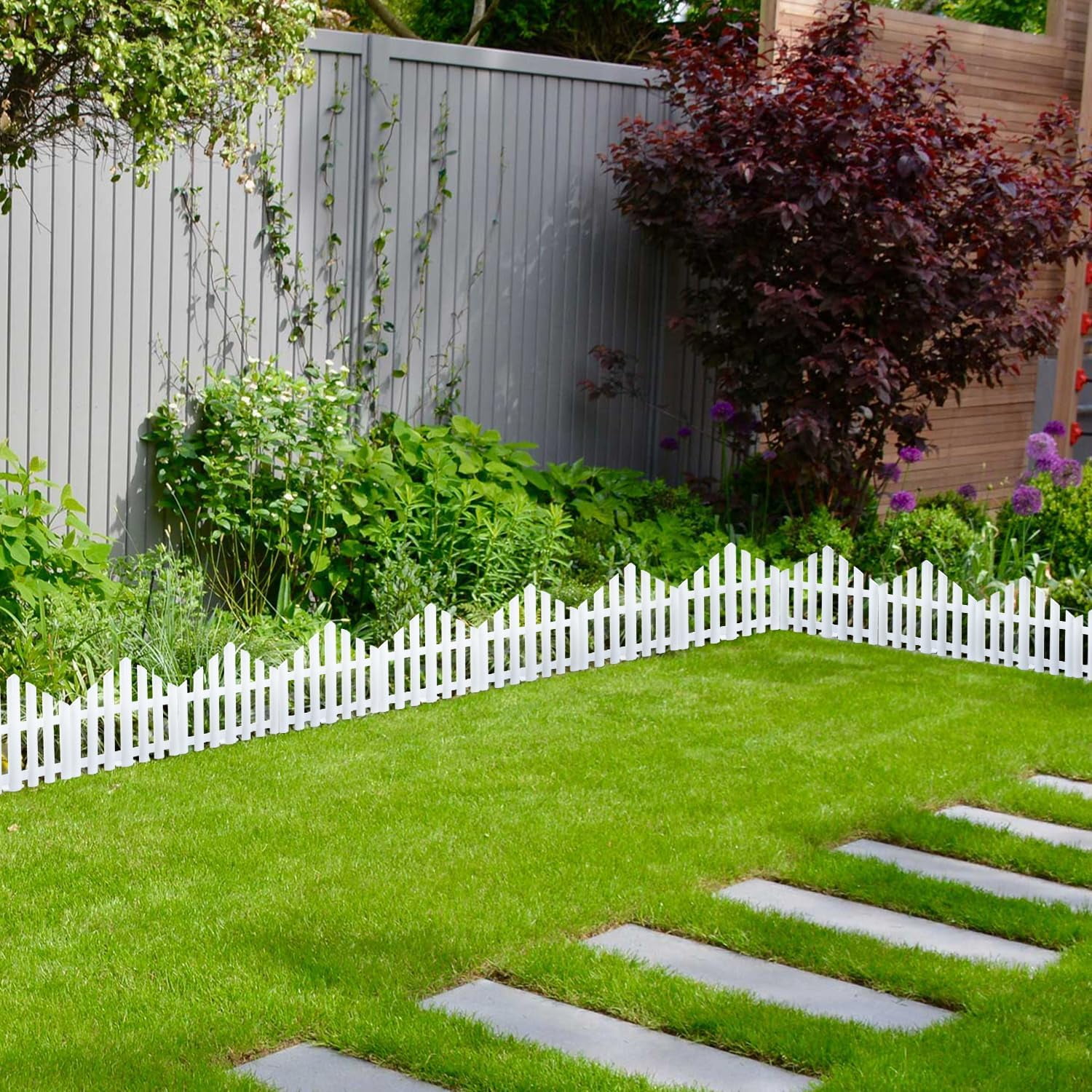 No-Dig Garden Edging Border Landscape Edging for Flower Bed Fence