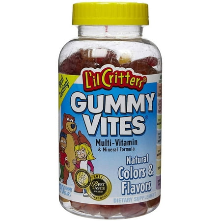 L'il Critters gommeux des vitamines, des comprimés à croquer, 190 CT (Paquet de 3)