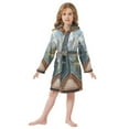 thumbnail image 6 of FORMRS Niños Bathrobe Unisex Hooded Robe Soft Plush Pajamas Sleepwear, Size 4-6T, Wooden Boat, 6 of 7